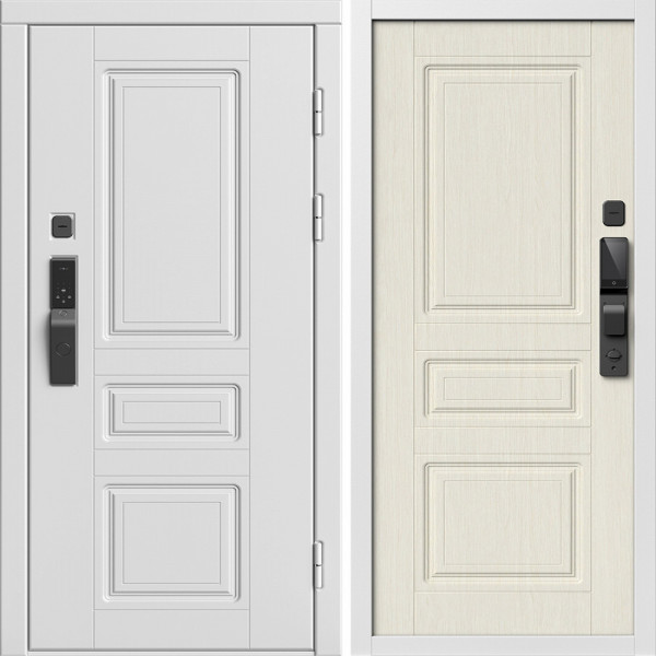 Входная дверь Termo-Door Смарт Орегон Вайт - Классика лиственница
