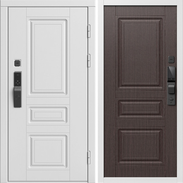 Входная дверь Termo-Door Смарт Орегон Вайт - Классика венге