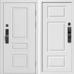 Входная дверь Termo-Door Смарт Орегон Вайт - Лион Белый софт