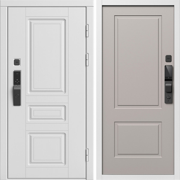 Входная дверь Termo-Door Смарт Орегон Вайт - Нео Классика Капучино