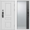 Входная дверь Termo-Door Смарт Орегон Вайт - Зеркало Фацет Черный кварц