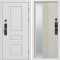 Входная дверь Termo-Door Смарт Орегон Вайт - Зеркало Люмис Соновая Кость