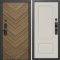 Входная дверь Termo-Door Смарт Плаза Орех Елочка - Марсель Слоновая кость