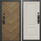 Входная дверь Termo-Door Смарт Плаза Орех Елочка - Нео Классика Слоновая Кость