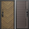 Входная дверь Termo-Door Смарт Плаза Орех Елочка - Порте Шоколад
