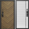 Входная дверь Termo-Door Смарт Плаза Орех Елочка - Порте white