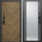 Входная дверь Termo-Door Смарт Плаза Орех Елочка - Зеркало бетон темный