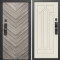 Входная дверь Termo-Door Смарт Плаза Серая Елочка - Арка лиственница