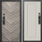 Входная дверь Termo-Door Смарт Плаза Серая Елочка - Гранд Слоновая кость