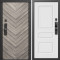 Входная дверь Termo-Door Смарт Плаза Серая Елочка - Классика белый матовый