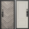 Входная дверь Termo-Door Смарт Плаза Серая Елочка - Марсель Слоновая кость