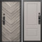 Входная дверь Termo-Door Смарт Плаза Серая Елочка - Нео Классика Капучино