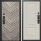 Входная дверь Termo-Door Смарт Плаза Серая Елочка - Нео Классика Слоновая Кость