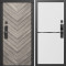 Входная дверь Termo-Door Смарт Плаза Серая Елочка - Нео White