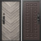 Входная дверь Termo-Door Смарт Плаза Серая Елочка - Престиж венге