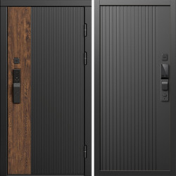 Входная дверь Termo-Door Смарт Престиж - Флэт Черный кварц