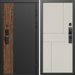 Входная дверь Termo-Door Смарт Престиж - Горизонт Слоновая кость