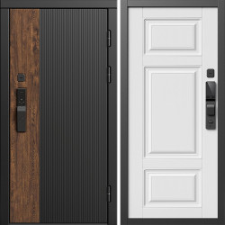 Входная дверь Termo-Door Смарт Престиж - Лион Белый софт