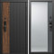 Входная дверь Termo-Door Смарт Престиж - Зеркало Фацет Grey софт