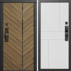 Входная дверь Termo-Door Смарт Санрайз - Горизонт белый