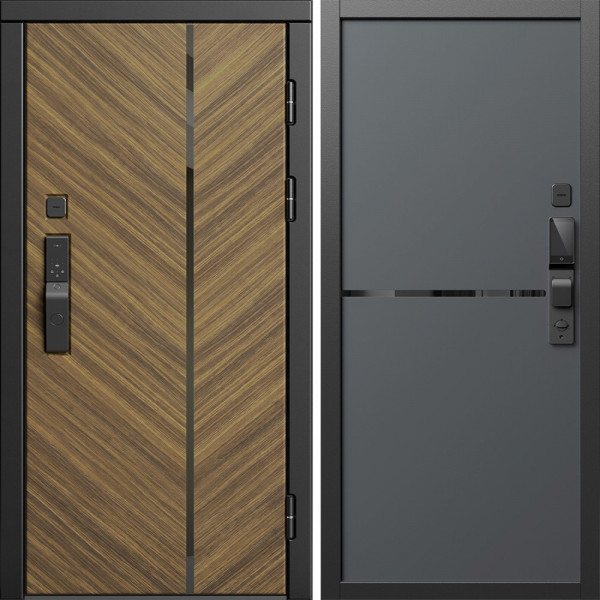 Входная дверь Termo-Door Смарт Санрайз - Нео Графит