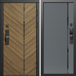 Входная дверь Termo-Door Смарт Санрайз - Порте Grey софт