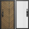 Входная дверь Termo-Door Смарт Санрайз - Страйп Белый Софт