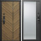 Входная дверь Termo-Door Смарт Санрайз - Зеркало Фацет Черный кварц