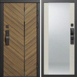 Входная дверь Termo-Door Смарт Санрайз - Зеркало лиственница