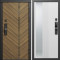Входная дверь Termo-Door Смарт Санрайз - Зеркало Люмис Белый Софт