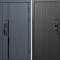 Входная дверь Termo-Door Смарт Сплит Графит - Флэт Черный кварц