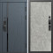 Входная дверь Termo-Door Смарт Сплит Графит - Горизонт бетон светлый