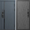 Входная дверь Termo-Door Смарт Сплит Графит - Горизонт бетон темный