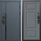Входная дверь Termo-Door Смарт Сплит Графит - Лион Grey софт
