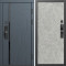 Входная дверь Termo-Door Смарт Сплит Графит - Лучи бетон светлый