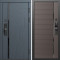 Входная дверь Termo-Door Смарт Сплит Графит - Порте Шоколад