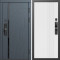 Входная дверь Termo-Door Смарт Сплит Графит - Страйп Белый Софт