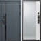 Входная дверь Termo-Door Смарт Сплит Графит - Зеркало Фацет Белый софт