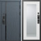 Входная дверь Termo-Door Смарт Сплит Графит - Зеркало Триумф Белый софт