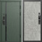 Входная дверь Termo-Door Смарт Сплит Грин - Горизонт бетон светлый