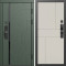 Входная дверь Termo-Door Смарт Сплит Грин - Горизонт Слоновая кость