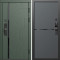 Входная дверь Termo-Door Смарт Сплит Грин - Нео Графит