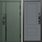 Входная дверь Termo-Door Смарт Сплит Грин - Нео Классика Грей Софт