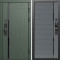 Входная дверь Termo-Door Смарт Сплит Грин - Порте Grey софт