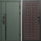 Входная дверь Termo-Door Смарт Сплит Грин - Престиж венге