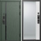 Входная дверь Termo-Door Смарт Сплит Грин - Зеркало Фацет Белый софт