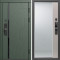 Входная дверь Termo-Door Смарт Сплит Грин - Зеркало Фацет Капучино