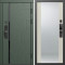 Входная дверь Termo-Door Смарт Сплит Грин - Зеркало лиственница