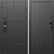 Входная дверь Termo-Door Смарт Тетрис Блэк - Флэт Черный кварц
