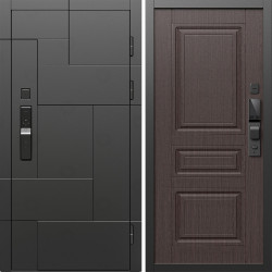 Входная дверь Termo-Door Смарт Тетрис Блэк - Классика венге